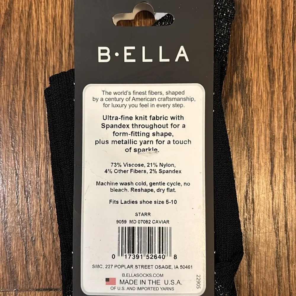 Bella Ladies Sparkle Socks (2 Pack) size 5-10